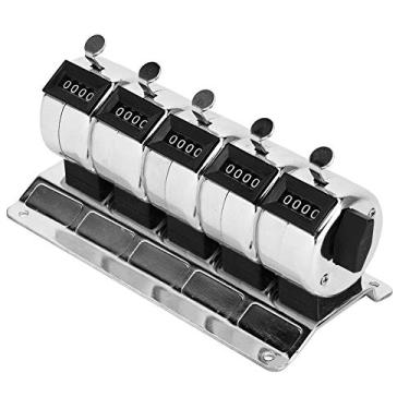 Imagem de Ferramentas de Hardware, Balcão de Contagem Manual, Contador Mecânico Com Exibição de 4 Dígitos Aço Inoxidável para Pessoas, Bens que Recebem Estatísticas de Fábrica Redefinir