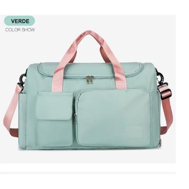 Imagem de Mochila Bolsa Academia Natação Camping feminina - Verde