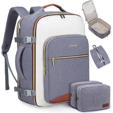 Imagem de Mochila Carry on LOVEVOOK 40L para mulheres e homens com 3 cubos