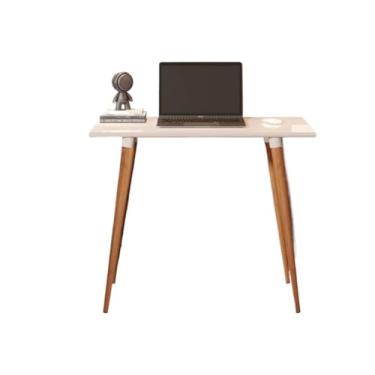 Imagem de Mesa Mesinha Escrivaninha Notebook Computador Estudo Retrô(Off White)