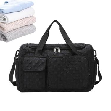 Imagem de Bolsa de ginástica, sacos de ginástica para homens - Bolsa de viagem com compartimento de sapatos - Transportadora de itens pessoais multiuso para viagens de ginástica