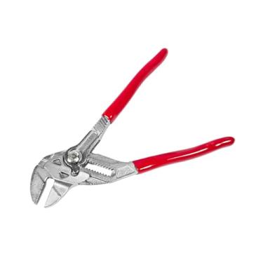 Imagem de Lizixny Chave de alicate, chaves de 17 cm, chave de alicate 2 em 1, chave ajustável de aço CR-V, alicate de mandíbula lisa, garras paralelas, adequado para reparo doméstico, parafusos, porcas