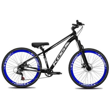 Imagem de Bicicleta Aro 29 KOG 1X7 Tipo Freeride Viking Hupi Gios, Preto, Adesiv