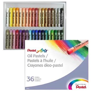 Imagem de Giz De Cera Pentel Arts Pastel A Óleo, Com 36 Cores, PHN-36