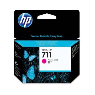 Imagem de Cartucho de Tinta HP 711 CZ131A Magenta  Plotter T120 T520