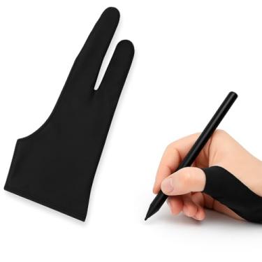 Imagem de Luva de Desenho para Mesa Digitalizadora Profissional para Tablet iPad e Papel Reduz Atrito Evita Manchas e Melhora Precisão Melhora
