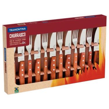 Imagem de Jogo Churrasco Inox Dynamic 12 Peças - Tramontina