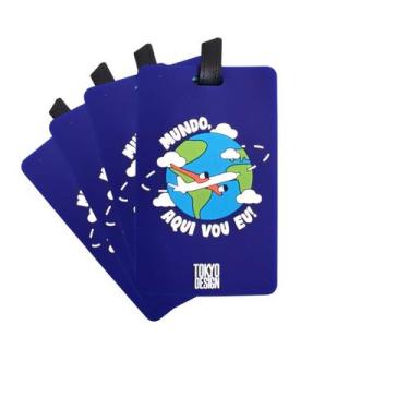 Imagem de Kit 6 Tag Identificador Mala Viagem Etiqueta Bagagem Mochila - MultiA,