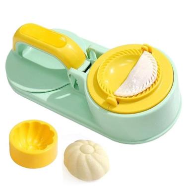 Imagem de Maquina de Modelar Pastel Massa Bolinho Gyoza Ravioli Molde  Casa Lanchonete Cozinha Restaurante Preparo Lanche Refeiçao