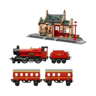 Imagem de Estação De Trem Infantil Blocos De Construção Modelo Brinquedos 1074 P