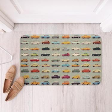 Imagem de Feelyou Tapetes de banho de carro para banheiro 50,8 x 81,3 cm, tapetes de banheiro para crianças, meninos, meninas, decoração de carro de corrida, carro esportivo, velocidade, carro, Btah, para