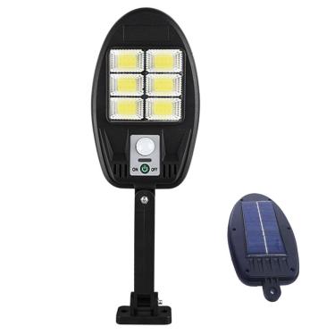 Imagem de Luminaria Solar Poste Sensor De Presença Led 3 Externo