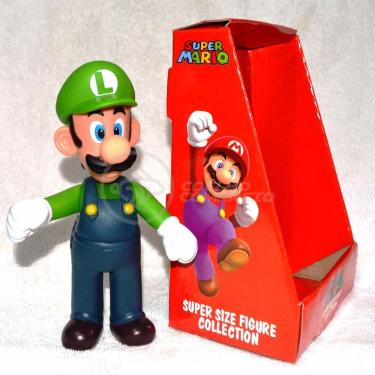 Imagem de Boneco Luigi Grande Super Size 23Cm - Super Mario