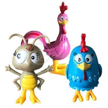 Imagem de Kit 4 Bonecos Galinha Pintadinha E Sua Turma