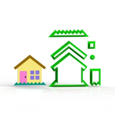 Imagem de Cortador Casinha Mod 2 Modular Tamanho 6 Cm