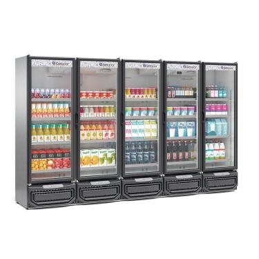 Imagem de Refrigerador Expositor Vertical 2500 Litros Inox 127v Gelopar Gcvr-2500 Ti