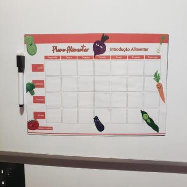 Imagem de Lousa Magnética CardápioIntrodução Alimentar do Bebé! - Espaço 3d