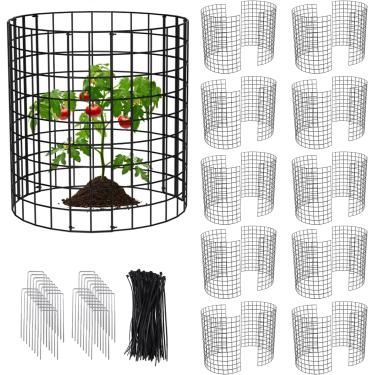 Imagem de YYRZZ 10 Pacotes De Protetores Plantas Arame Contra Animais - 16,8'' X 13'' Tela Metálica Em Forma T, Cobertura Para Gaiolas Jardim, Pequenos Galinheiros, Proteção E Vegetais