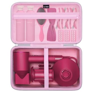 Imagem de L LTGEM Estojo Para Secador De Cabelo Compatível Com Dyson Supersonic, Laifen Se/Se Lite, Slopehill 1902, Cosy Companions Zcy883, Estojos Anne Betty, Rosa Armazenamento (Somente Estojo)