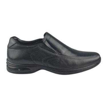 Imagem de Sapato Social de Couro Masculino Jota Pe 3D Vision 71455 Preto-Masculino