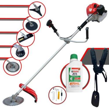 Imagem de Cortador de Grama Anmax CG430P-TB À Gasolina 43cc 2HP 9.000rpm Roçadei