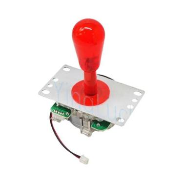 Imagem de Joystick De Arcade Iluminado Por LED Colorido 5V Para Máquinas De Vend
