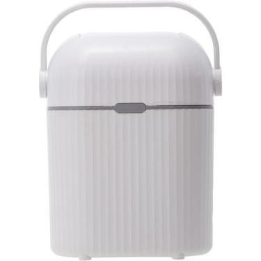 Imagem de Lixeira Antiodor Quarto de Bebê BUBA 9 Litros com Trava de Segurança e