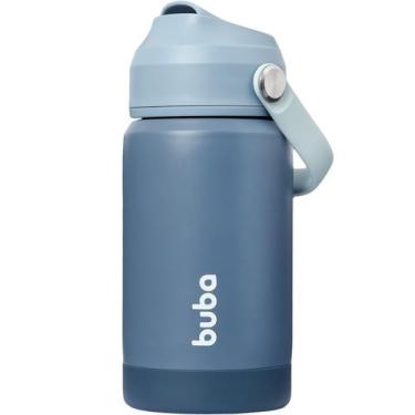 Imagem de Garrafinha Térmica Infantil BUBA 360ml Inox com Parede Dupla Canudo de
