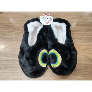 Imagem de Pantufa Sapato Feminina Adulto Quentinha Confortável Premium - XCJ, 4,