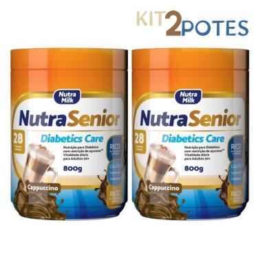 Imagem de Kit 2 Complemento Nutricional 800g ZERO AÇÚCAR e ZERO GLÚTEN Nutra Sen