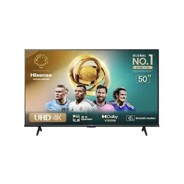 Imagem de Smart TV 50” Hisense 50A6N DLED 4K UHD HDR10+ Dolby Vision Controle por Voz Alexa AirPlay
