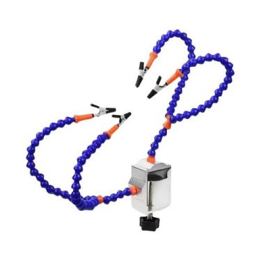 Imagem de Braçadeira De Mesa De Plástico Ajustável, Suporte De Ferro De Solda, D