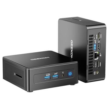 Imagem de GEEKOM Mini PC IT15 AI, o mais poderoso Intel Ultra 9 285H de 15ª geração, SSD NVMe DDR5 2TB de 32GB, GPU Intel Arc 140T (99 TOPs), WiFi 7, tela quádrupla de 8K, Windows 11 Pro, slot SD, edição