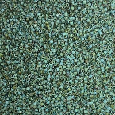 Imagem de Miyuki Delica 11/0 contas de semente - contas de vidro a granel 5 gramas e tamanho 1,6 mm 1000 peças contas de semente de vidro (DB2264)