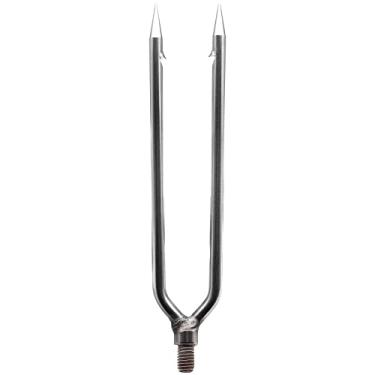 Imagem de FREGITO Arpão de pesca de aço inoxidável, lança farpada, arpão de pesca com parafuso de 8 mm para desembarque de pesca ao ar livre, sapo de peixe grande