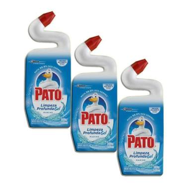 Imagem de Desinfetante Pato Limpeza Profunda Marine Kit 3 - Pato -Jonhson