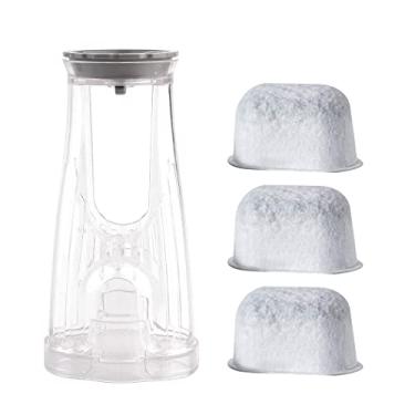 Imagem de Veterger O kit inicial de peças de reposição inclui suporte de filtro de reservatório lateral e 3 cartuchos de filtro de água, compatível com cafeteira Keurig 2.0 (suporte de 12,4 cm)