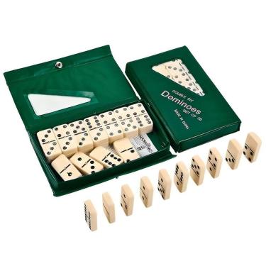Imagem de Dominó De Osso Profissional - 28 Peças