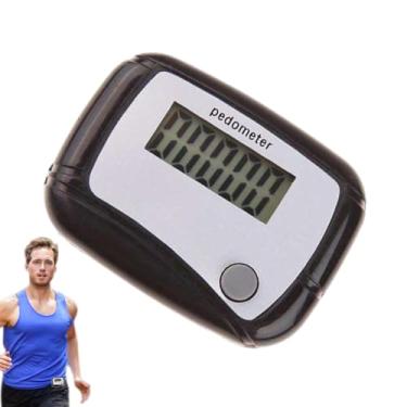 Imagem de Pedômetro de Bolso,Contador Portátil | Monitor Digital LCD com Metas Diárias para Caminhadas, Corrida, Treinos, Natação, Esportes e Aventuras em Ambientes Internos e Externos