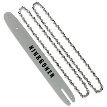 Imagem de NIUBGONER Barra de guia de motosserra de 40,6 cm e combo de corrente, substituição para Stihl 3005-008-3913 40.6 cm Barra guia de 40.6 cm P .109.2 cm, MS250, MS180, MS170, MS171, MS192C-E, HT130