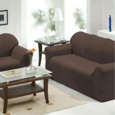Imagem de Jogo Capa Para Sofá 2 E 3 Lugares Tabaco Bene Casa