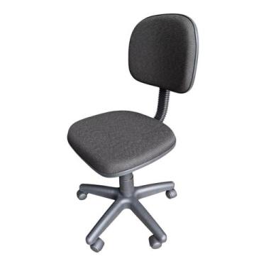Imagem de Cadeira de Escritório Secretária Anatômica com Base Giratória Tecido J