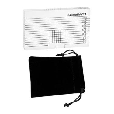 Imagem de MotiveTech Medidor de Azimute Régua de Azimute Medição Phono Braço de Tom Acrílico Portátil para