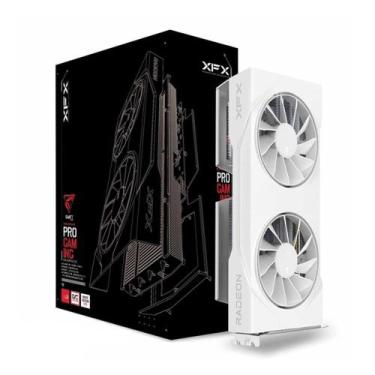 Imagem de Placa de Vídeo XFX RX 9060 XT OC White Gaming AMD Radeon, 8GB, GDDR6, 