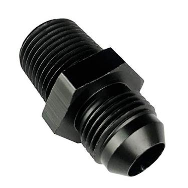 Imagem de Adaptador de linha de combustível de alumínio para tubo de rosca macho 8AN Flare para 1/2 NPT