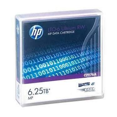 Imagem de Cartucho de dados HP LTO 6 Ultrium C7976A 2,5/6,25 TB, pacote com 5
