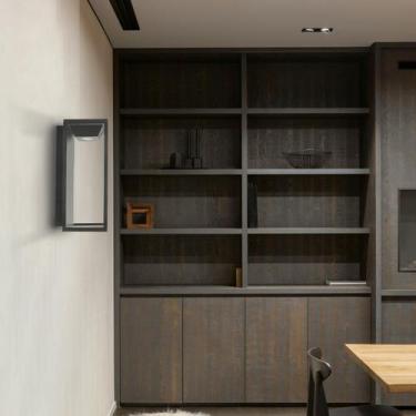 Imagem de Arandela Led Aluminio 5w 3000k Ip54 Molde - Yamamura, CINZA ESVERDEADO