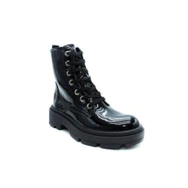 Imagem de Coturno Feminino Sua Cia 8270.14091 - Preto Verniz-Feminino