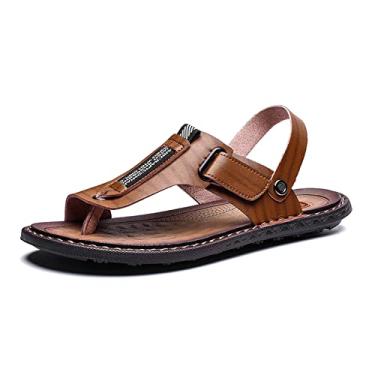 Imagem de Sapatos de praia de verão confortáveis para homens, sandália de correção de pé de dedo grande macio, com suporte de arco para alívio da dor hálux valgo sintomas de joanete, para festas e brincadeiras(