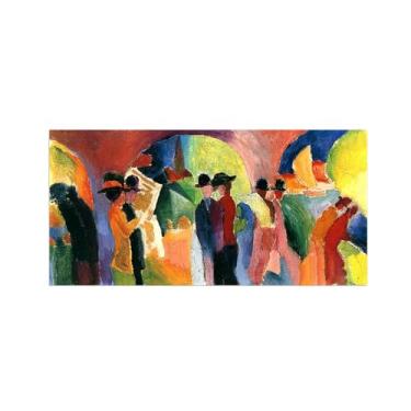 Imagem de Pinturas Famosas em Tela-Quadros Decorativos-Colonnade with Sailboat I-Pôster e Impressões para Sala de Estar e Casa 30x60cm12x24in Sem Moldura